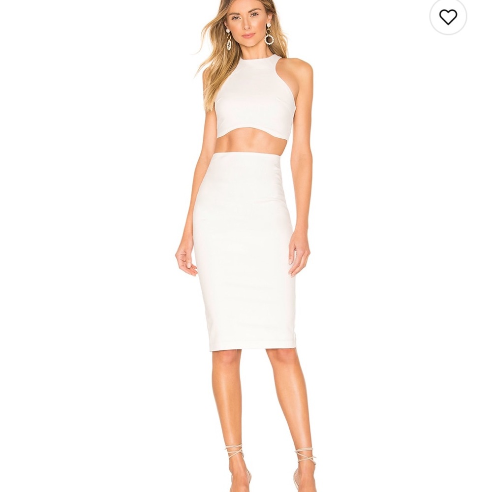 Andres midi dress ivory xsmall